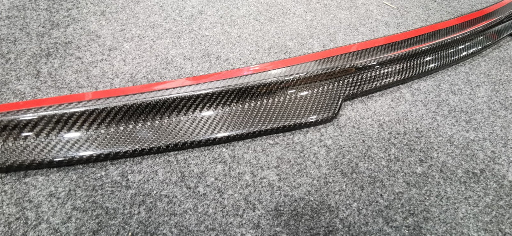 Fit For Ferrari 458 Italia Rear Trunk Carbon Fiber Spoiler Lid (Stick On) 