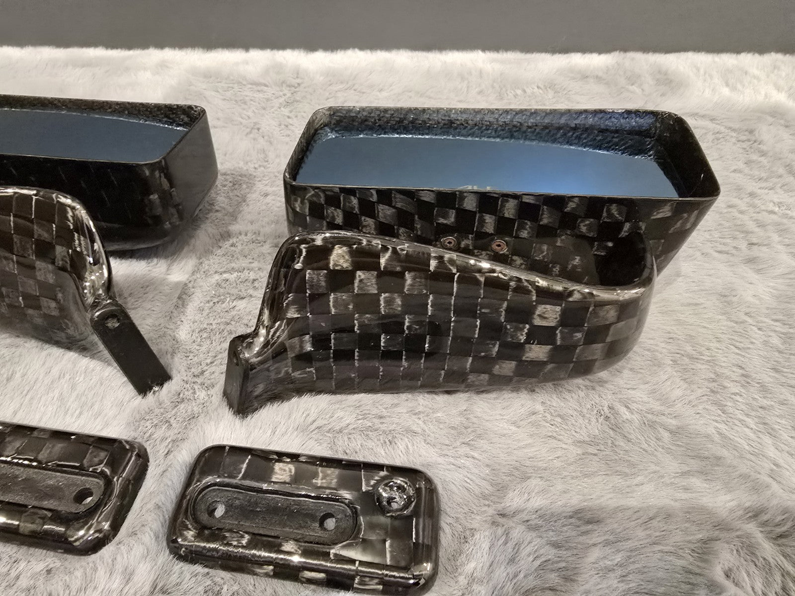 ALC Dry Carbon Fiber Spread Tow Plain Weave LMGT Side Mirror (Universal/H.S2000)