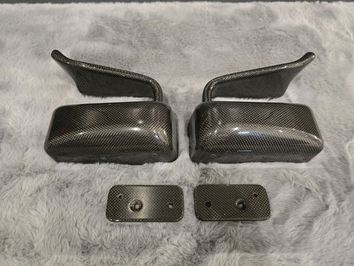 ALC Dry Carbon Fiber Plain Weave LMGT Side Mirror Anti Glare (Universal/S2000) 