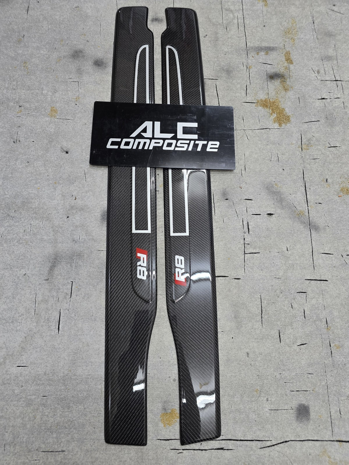 Fit For Audi R8 100% Carbon Fiber Outer Door Sill For Gen. 1 R8 2008-2015