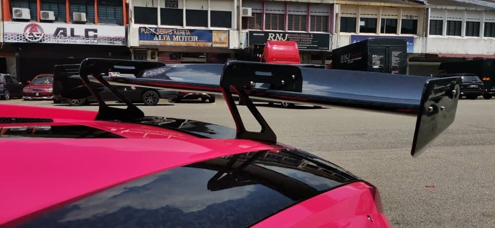Forged Carbon Fiber Swan Neck ALC Wing Fit For Lamborghini Gallardo Spyder/coupe