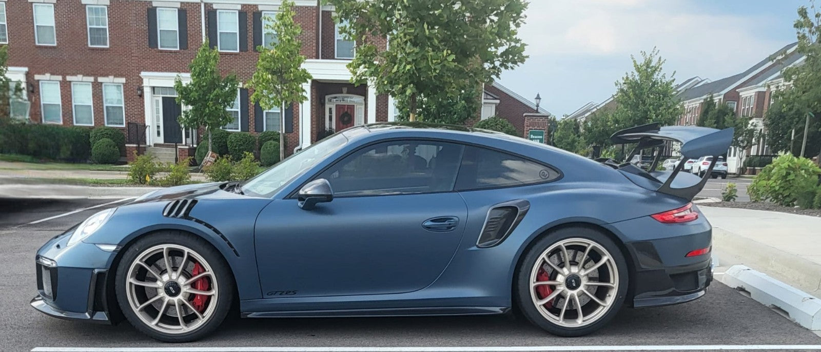 Fit For Porsche 991.1 & 991.2 Gt3 RS / Gt2 RS / Turbo Carbon Fiber Side Skirt