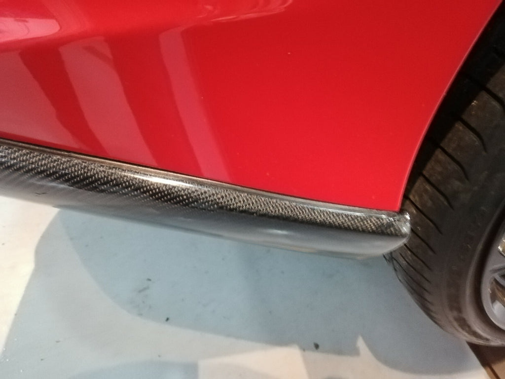 Fit For Ferrari 458 NVT Style Carbon Fiber Front Bumper Lower Under Lip Spoiler