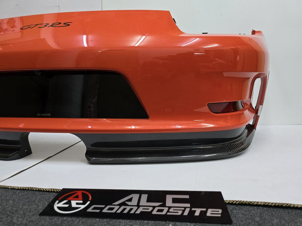 Fit For Porsche 911 991.1 GT3 RS Carbon Fiber Rear Lip/Skirt With Side Appendage