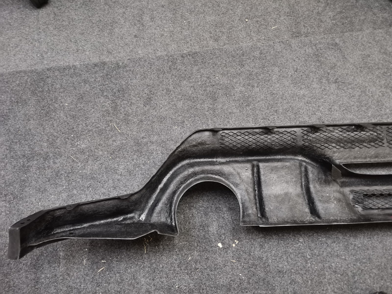 Fit for Toyota Yaris GR Rear Bumper FRP Diffuser With Carbon Heat Shield Cover 
