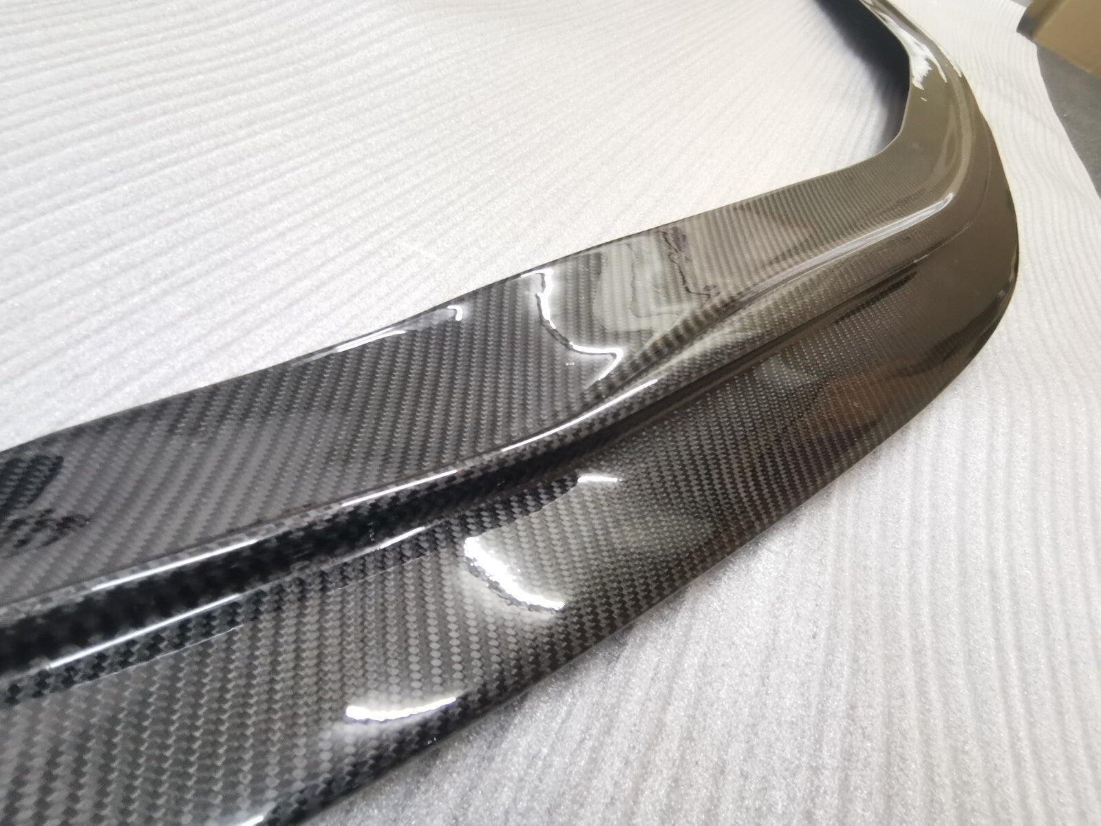 FIT FOR TOYOTA SUPRA A90 CARBON FIBER FRONT BUMPER UNDER LIP/SKIRT VRS STYLE