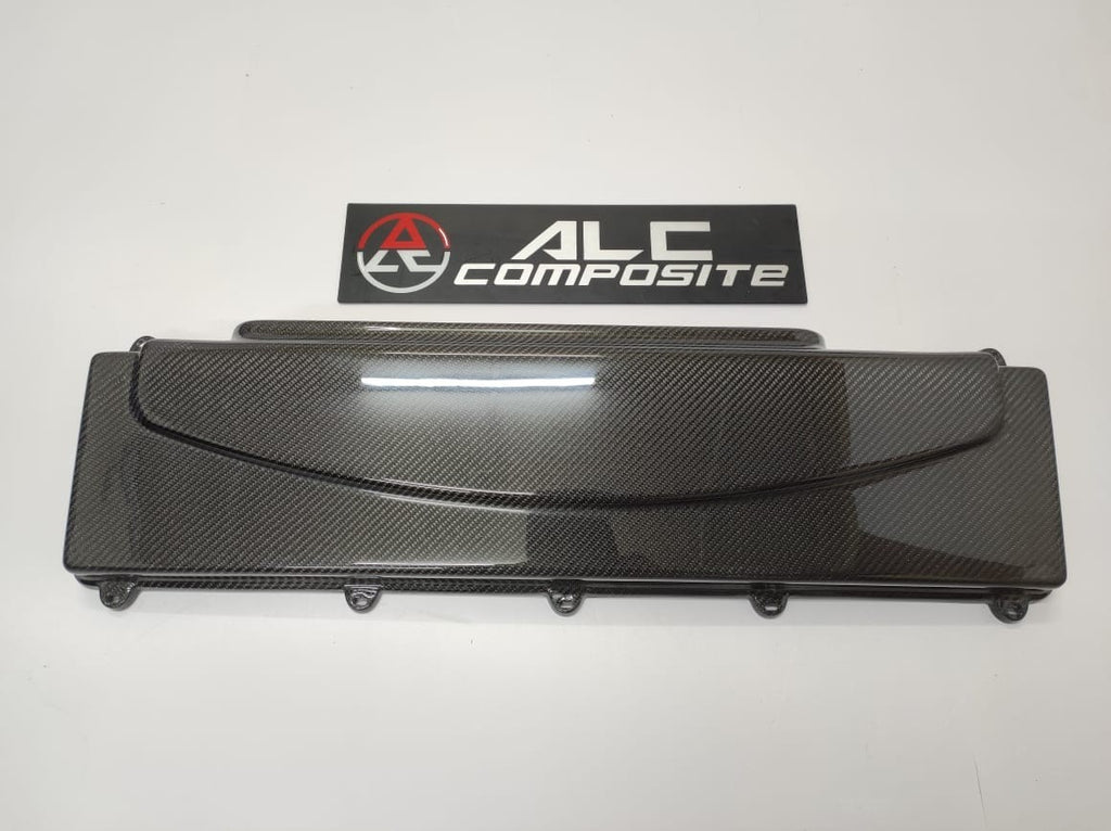 Fit For 07-15 Audi R8 V8/V10 Coupe Dry Carbon Fiber Rear Engine Bay Cover Kit