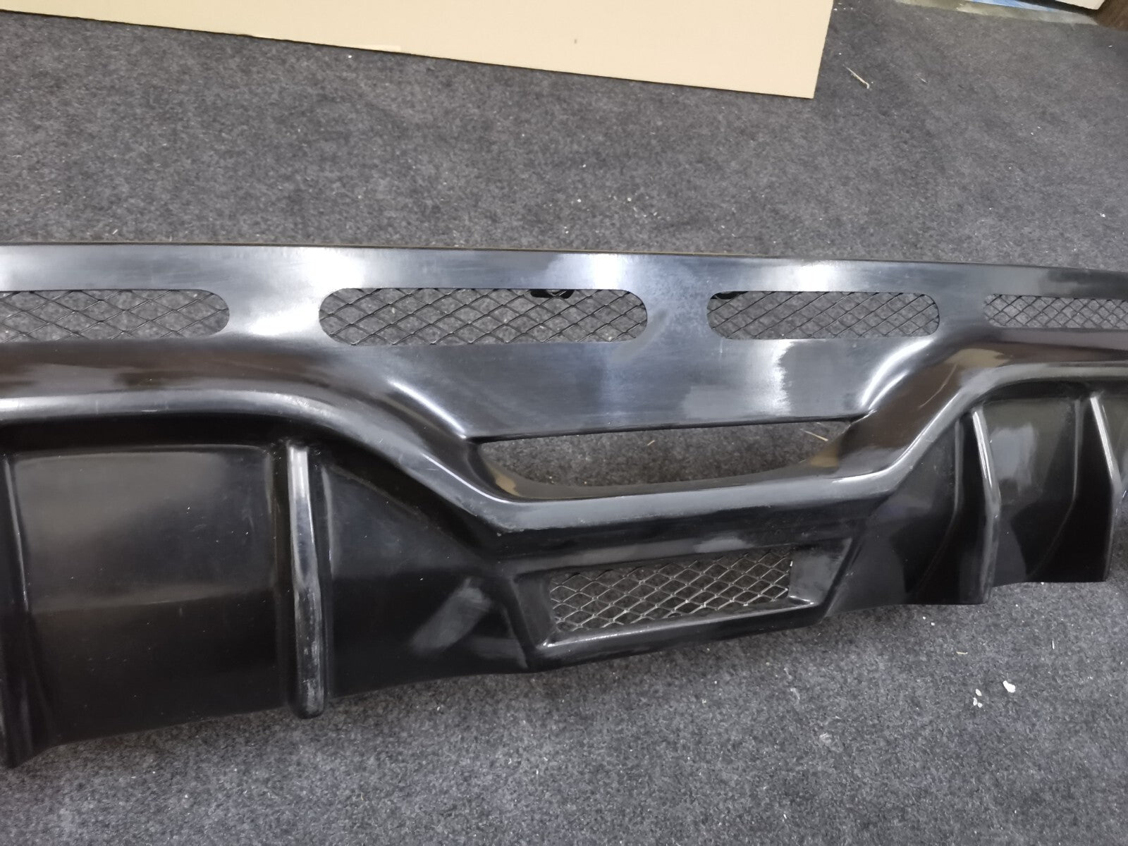 Fit for Toyota Yaris GR V Style Rear Bumper Lower Diffuser/Valance FRP Material