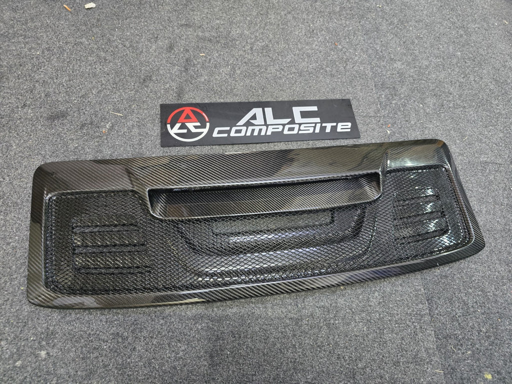 For 11'-16' Porsche Carrera 911 991 Dry Carbon Rear Trunk Deck Lid Grill 911R