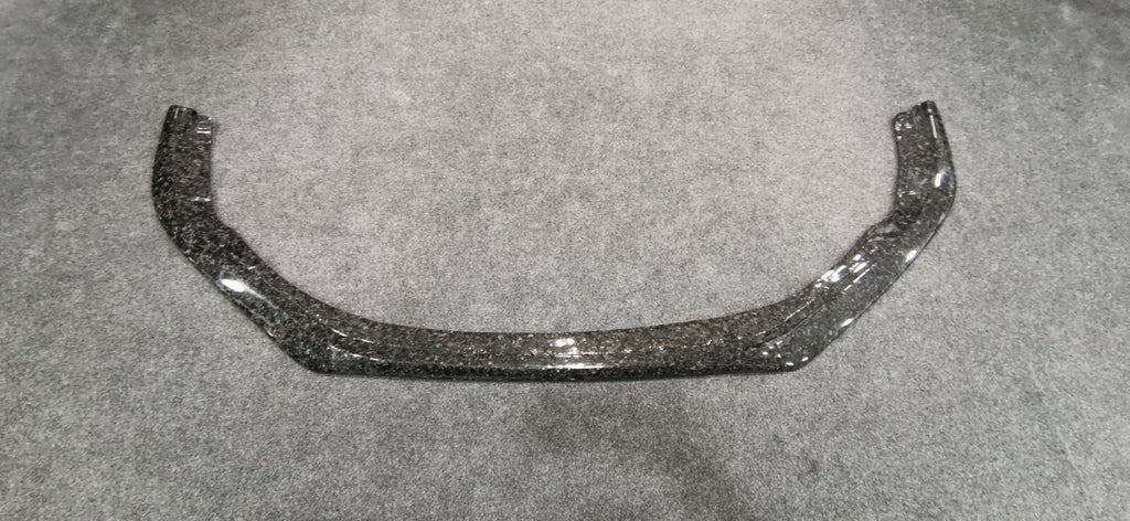 Fit For Porsche Boxster/Cayman 718 16-23 Front Bumper Lip Forged Carbon Fiber