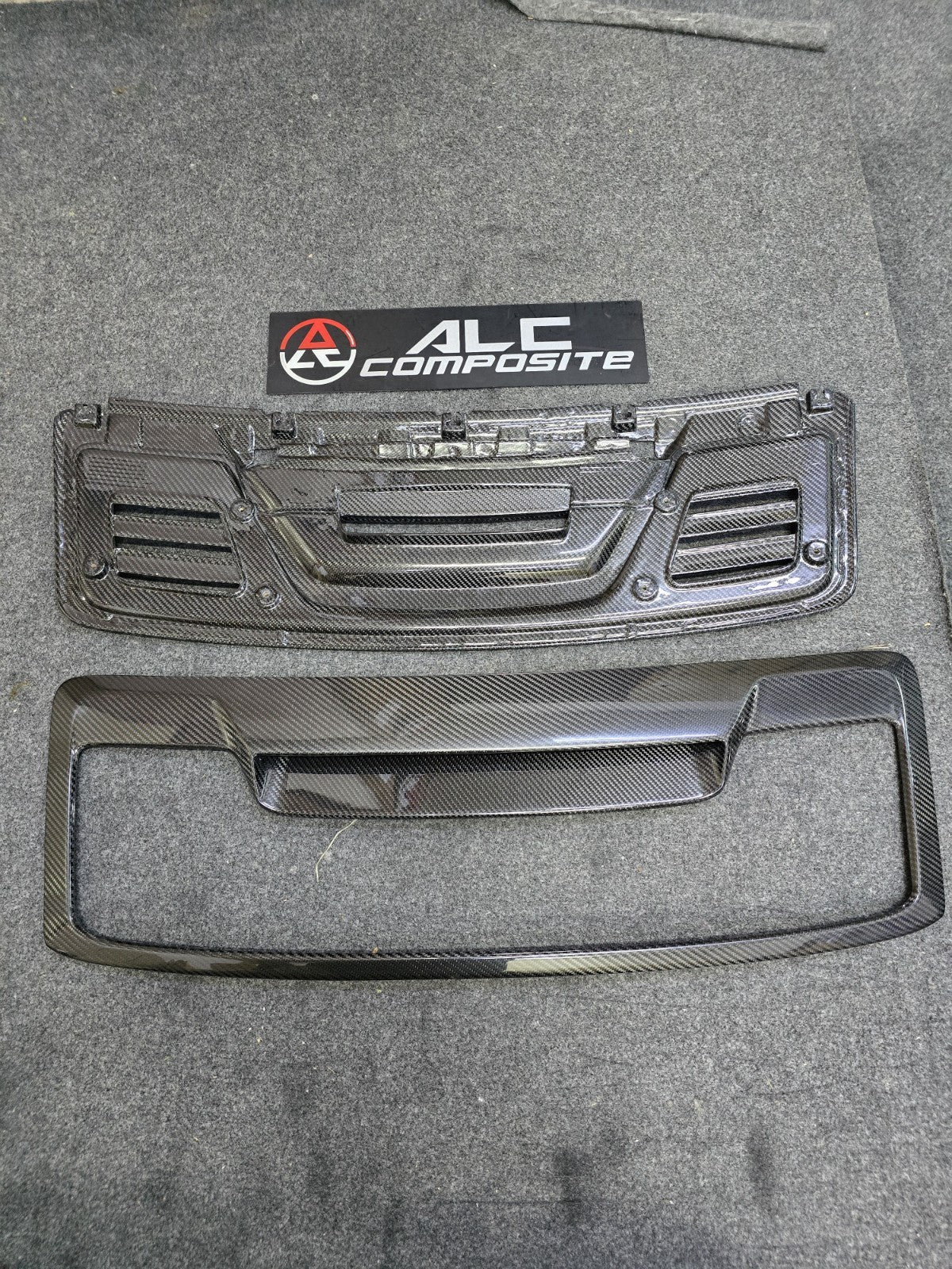 For 11'-16' Porsche Carrera 911 991 Dry Carbon Rear Trunk Deck Lid Grill 911R