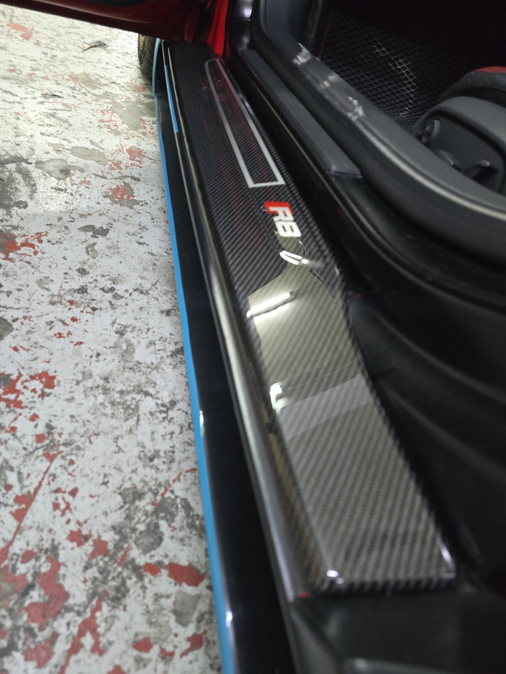 Fit For Audi R8 100% Carbon Fiber Outer Door Sill For Gen. 1 R8 2008-2015