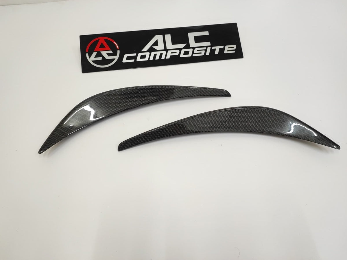 Fit For Audi R8 Gen 1 2008-2015 Front Bumper Carbon Fiber Canard Bolt On