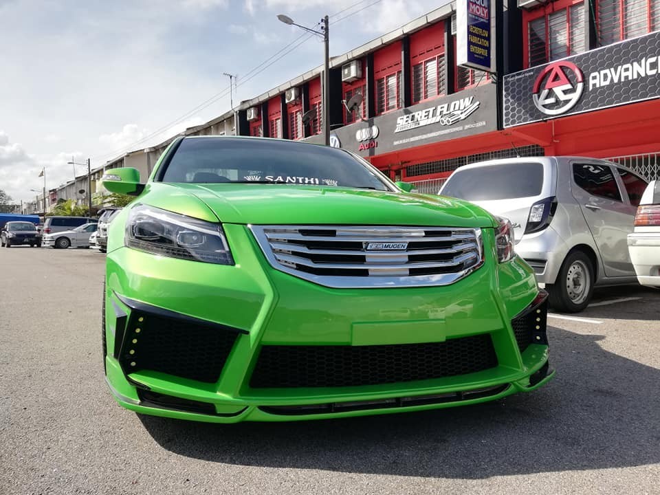 Fit For Honda Accord 8th gen K Break Style Front & Rear Bumper W/Side skirt set