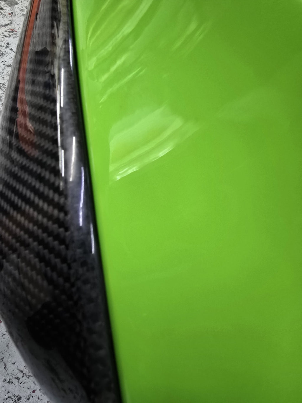 Fit For Audi TTRS MK2 8J Front Bumper Carbon Fiber L Canard Bumper Trim
