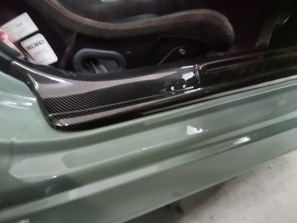 Fit For Honda S2000 Carbon Door Sill Trim AP1 AP2 Entrance Kick Scuff Plate