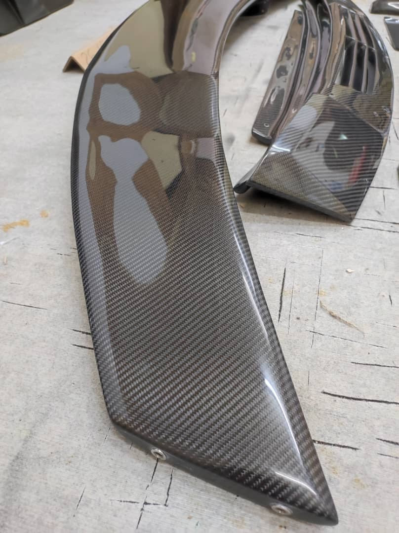 Fit For Audi R8 V8 V10 Carbon Fiber Rear Wing Trunk Spoiler 2008-2015 ALC Ver. 2