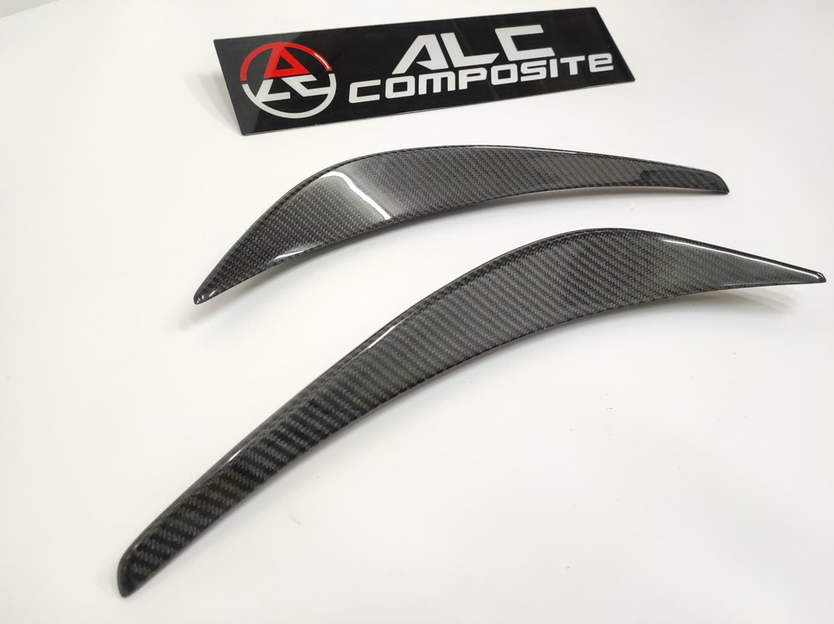 Fit For Audi R8 Gen 1 2008-2015 Front Bumper Carbon Fiber Canard Bolt On