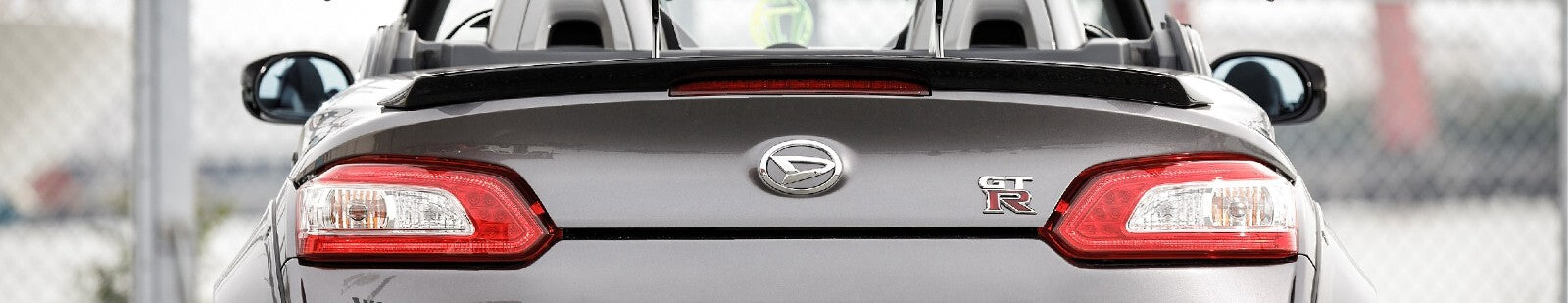 Fit For Daihatsu Copen LA400 FRP Ducktail Rear LB style Spoiler (stick on)