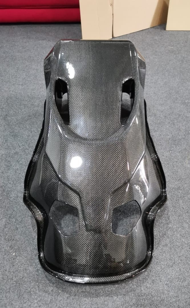 Carbon Fiber Full Bucket Seat With Padding & Side Mount bracket RMS style 2pc