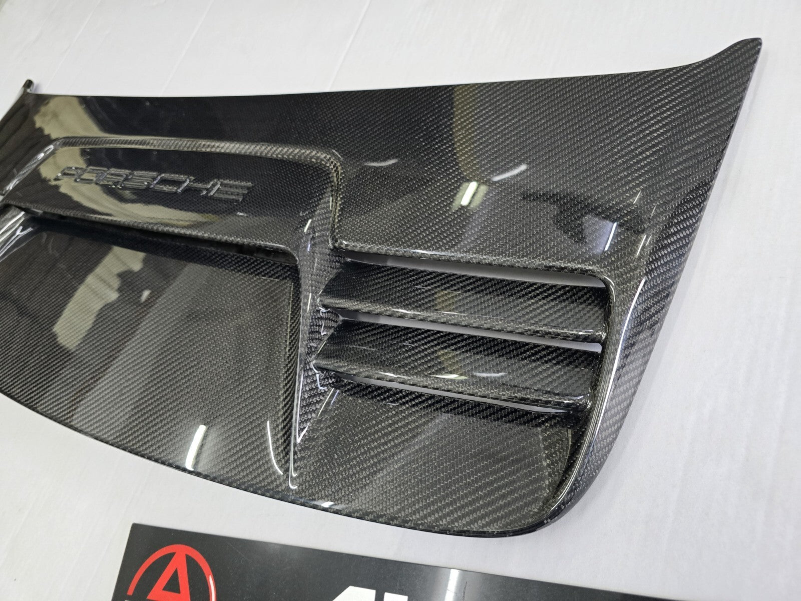 Fit For Porsche 911 991.1 GT3 RS ALC Carbon fiber rear Trunk Cover Grill