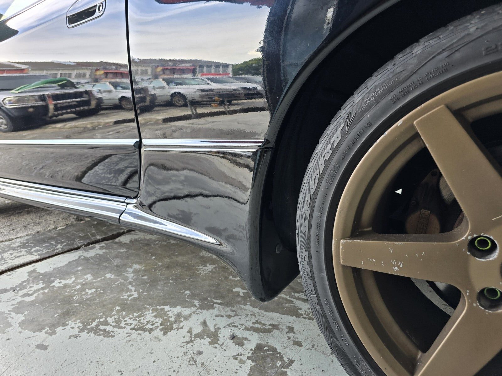 Fit For R32 GTR FRP SIDE SKIRT EXTENSIONS & SIDE POD (For non N1 side skirt))