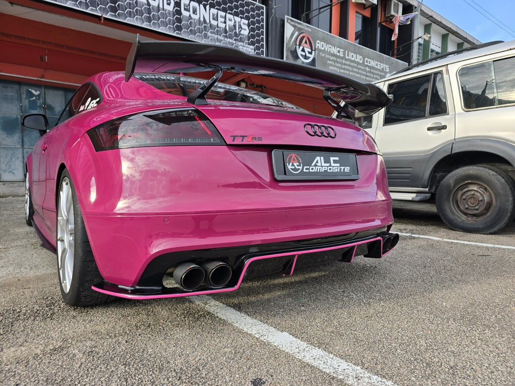 Fit For Audi TTS/TTRS MK2 8J FRP Rear bumper Lower Valance/Diffuser Replacement