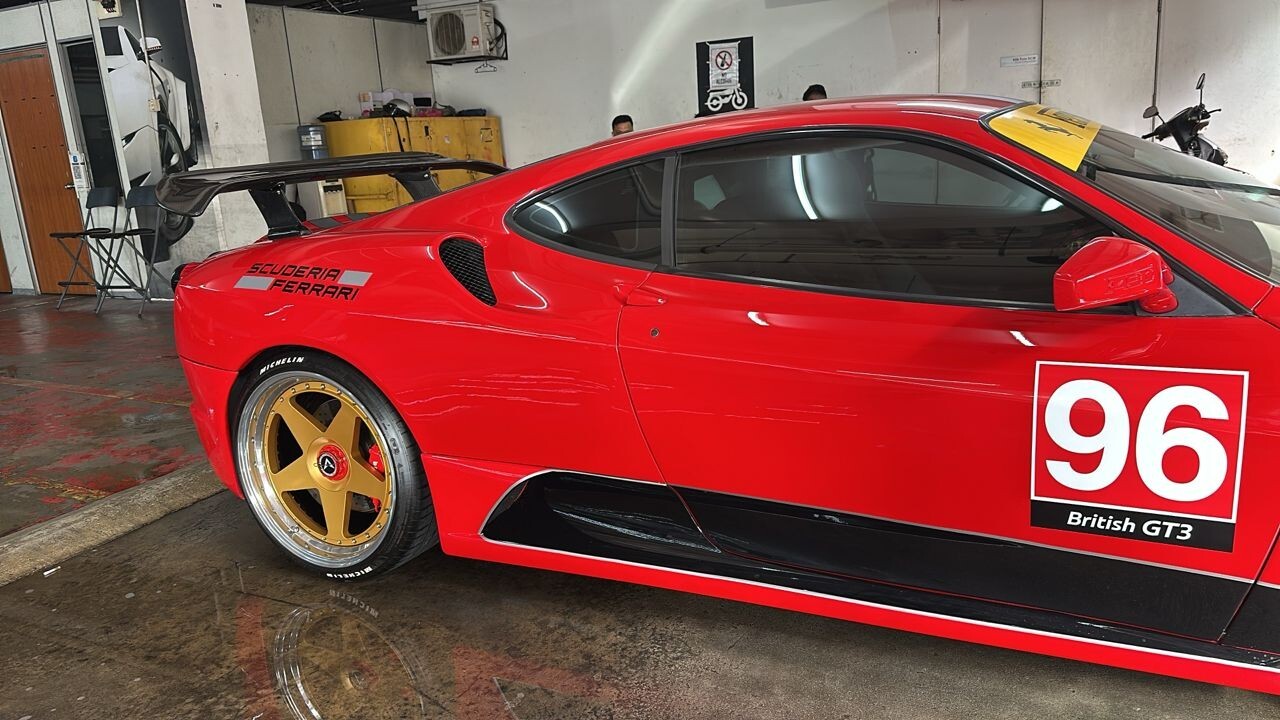Fit For Ferrari F430 ESP Style Carbon Fiber Rear Wing 04-09