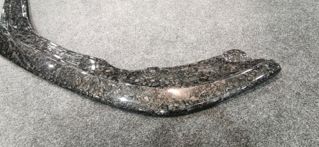 Fit For Porsche Boxster/Cayman 718 16-23 Front Bumper Lip Forged Carbon Fiber