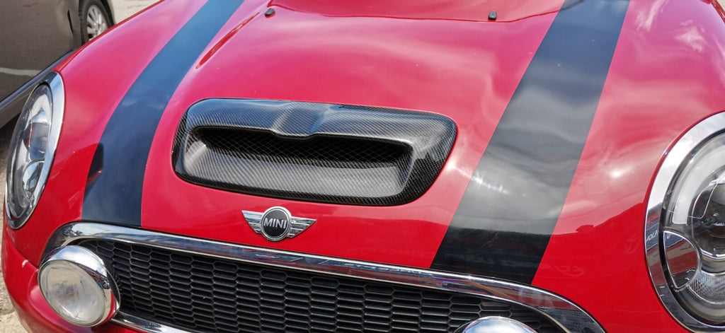 MK2 MINI Cooper S/SD/JCW R55 R56 R57 R58 R59 Carbon Bonnet Hood Air Intake Scoop