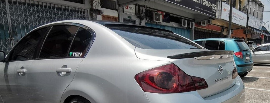 Fit For Infiniti G35 G37 G25 06-13 Carbon Fiber Rear Spoiler SEDAN ONLY