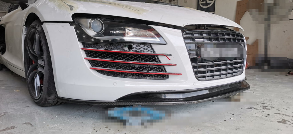 Fit For Audi R8 Carbon Fiber Front lip 2008 - 2015