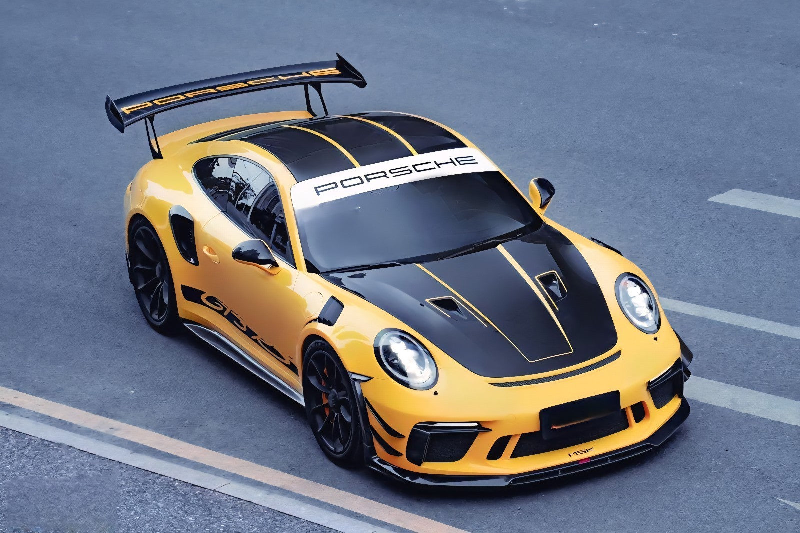 Fit For Porsche 991.1 & 991.2 Gt3 RS / Gt2 RS / Turbo Carbon Fiber Side Skirt