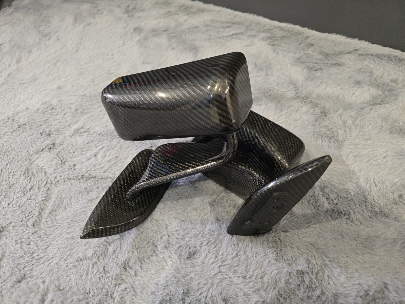 ALC LMGT Twill Weave 2x2 Carbon Fiber Side Mirror Fit For Honda Civic FL5 Type R