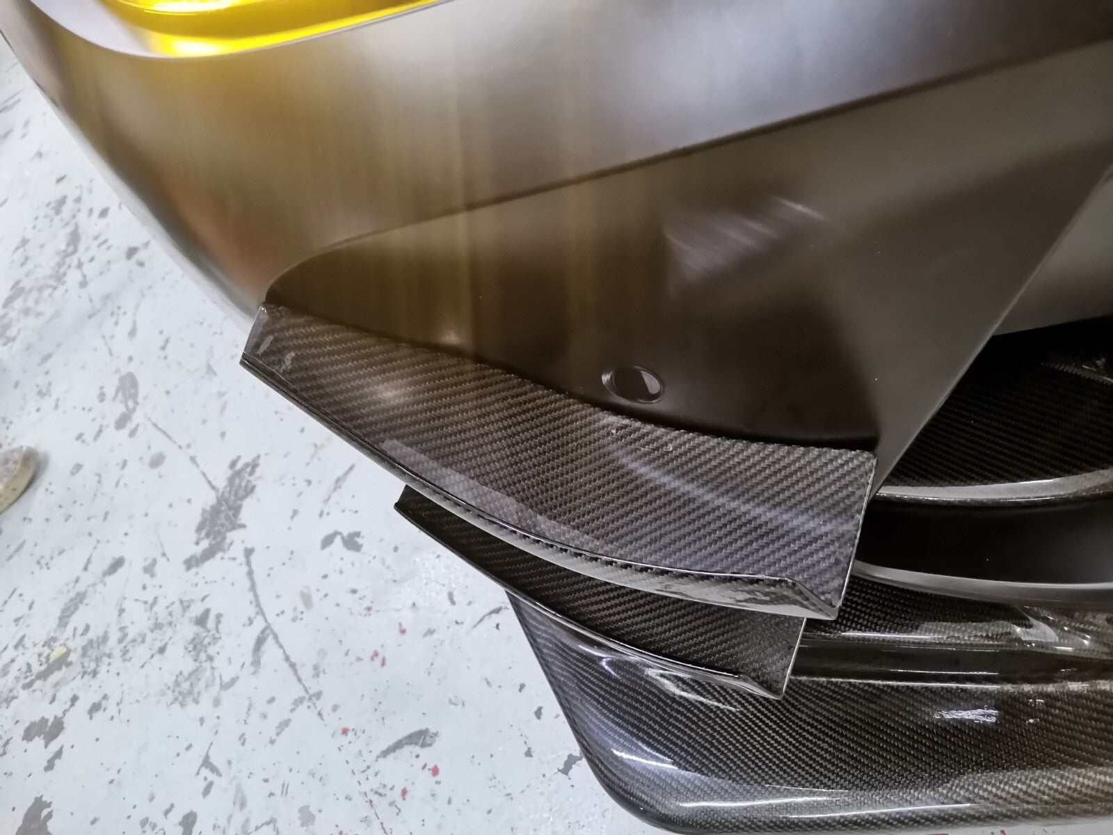 FIT FOR BMW MOTORSPORT DRY CARBON BUMPER CANARD SET - G80/G82/G83 M4 GT4 STYLE