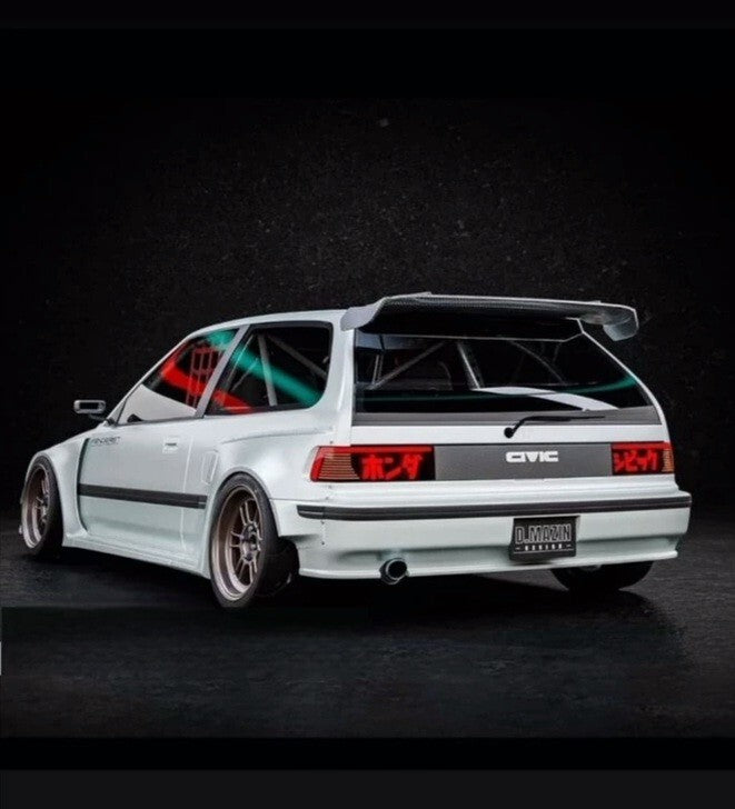 Fits 88-91' Honda Civic EF Hatchback FRP Wide Bodykit