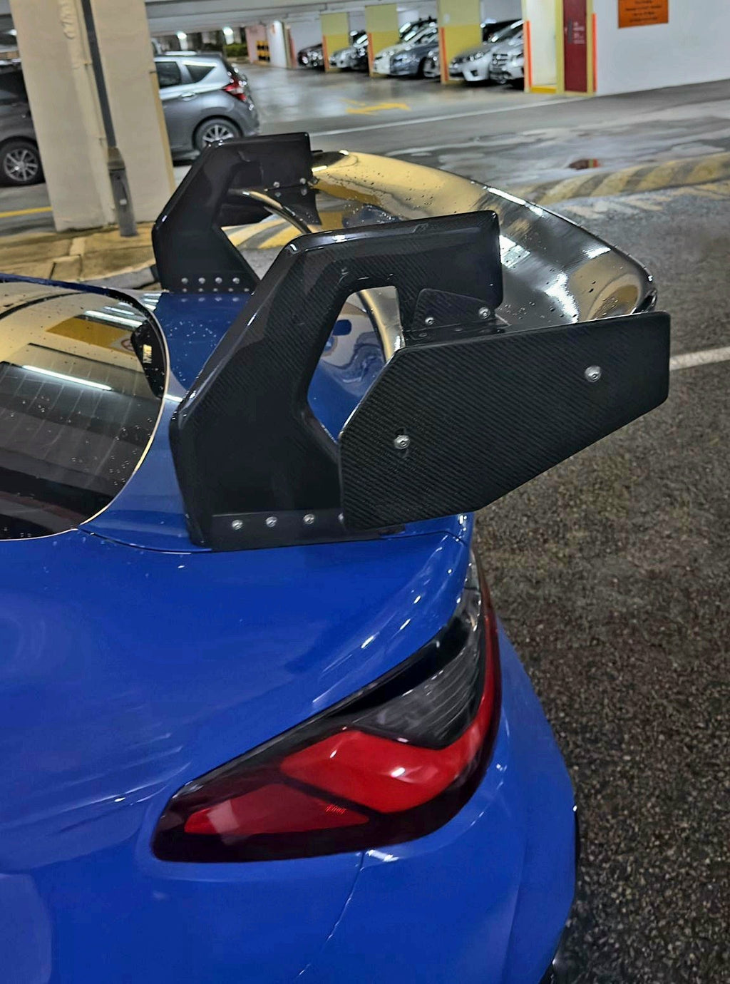 Fit For BMW G80/G82 M3/M4 Dry Carbon ALC Composite GT4 Rear Wing UPGRADED Ver. 2
