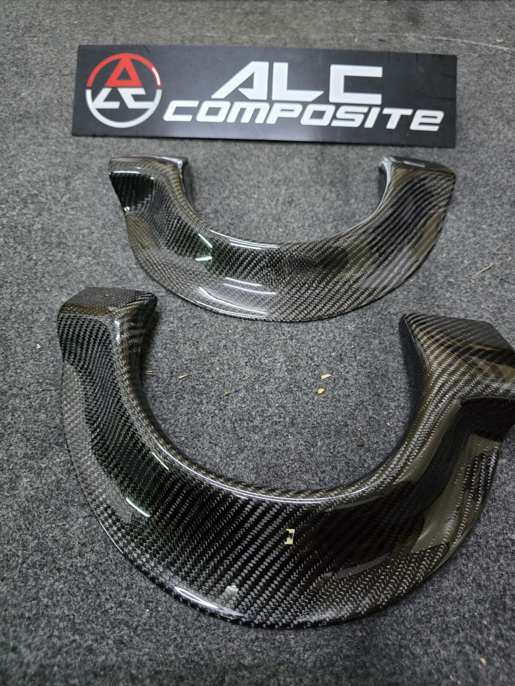 ALC Carbon Fiber Rear Bumper Exhaust Heat Shield Cove For 04-09 Honda S2000 AP2
