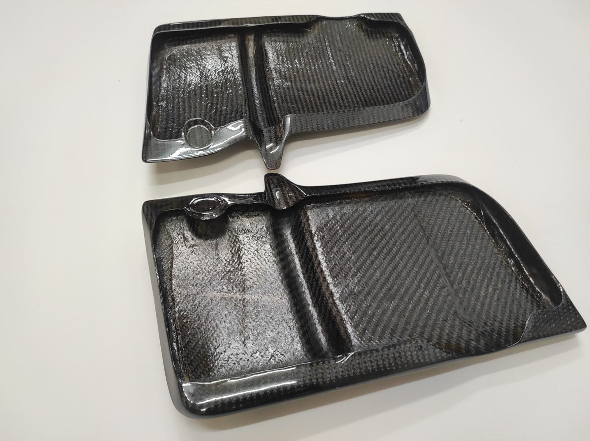 Fit For GR Yaris GXPA16 Carbon Fiber Front Bumper Duct Cover / Fog Lamp Delete