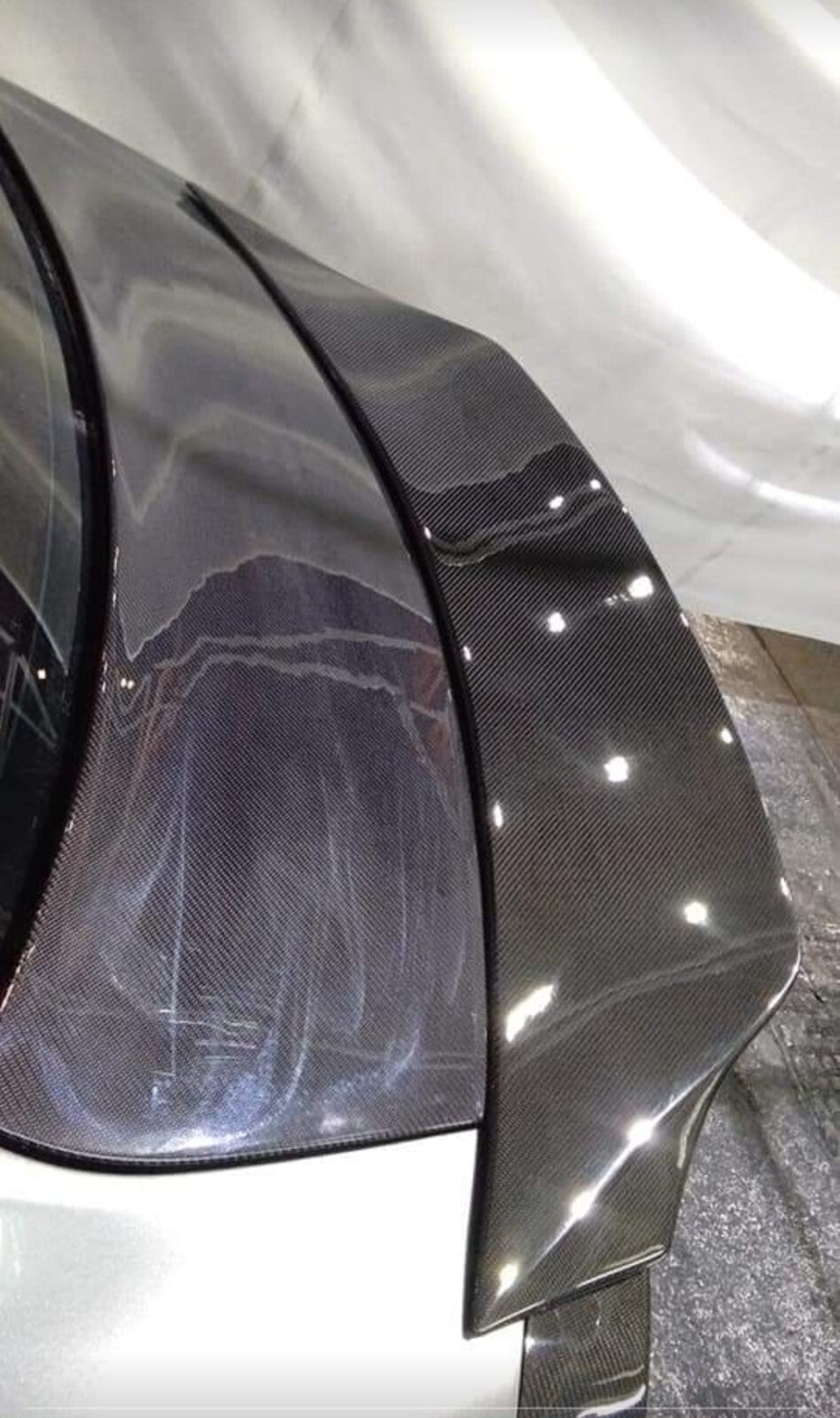 09-20 Fit For Nissan GTR R35 Ducktail Carbon Fiber Spoiler Lid