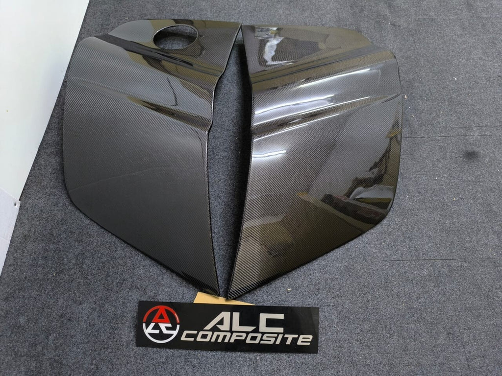 FIT FOR AUDI R8 V8 & V10 COUPE 08-15 CARBON FIBRE SIDE BLADES (LEFT AND RIGHT)