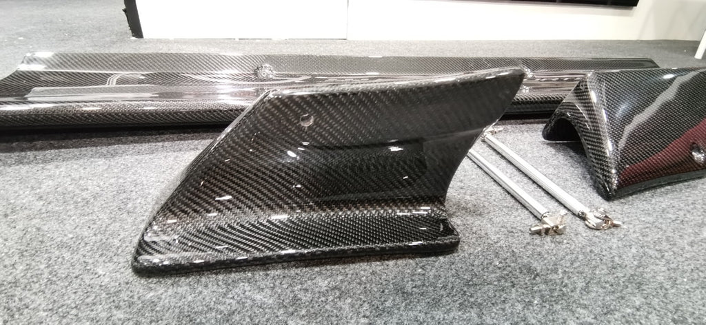 Fit For Nissan Skyline GTR R32 Carbon Fiber Rear Spoiler Wing Pandem Style w/rod