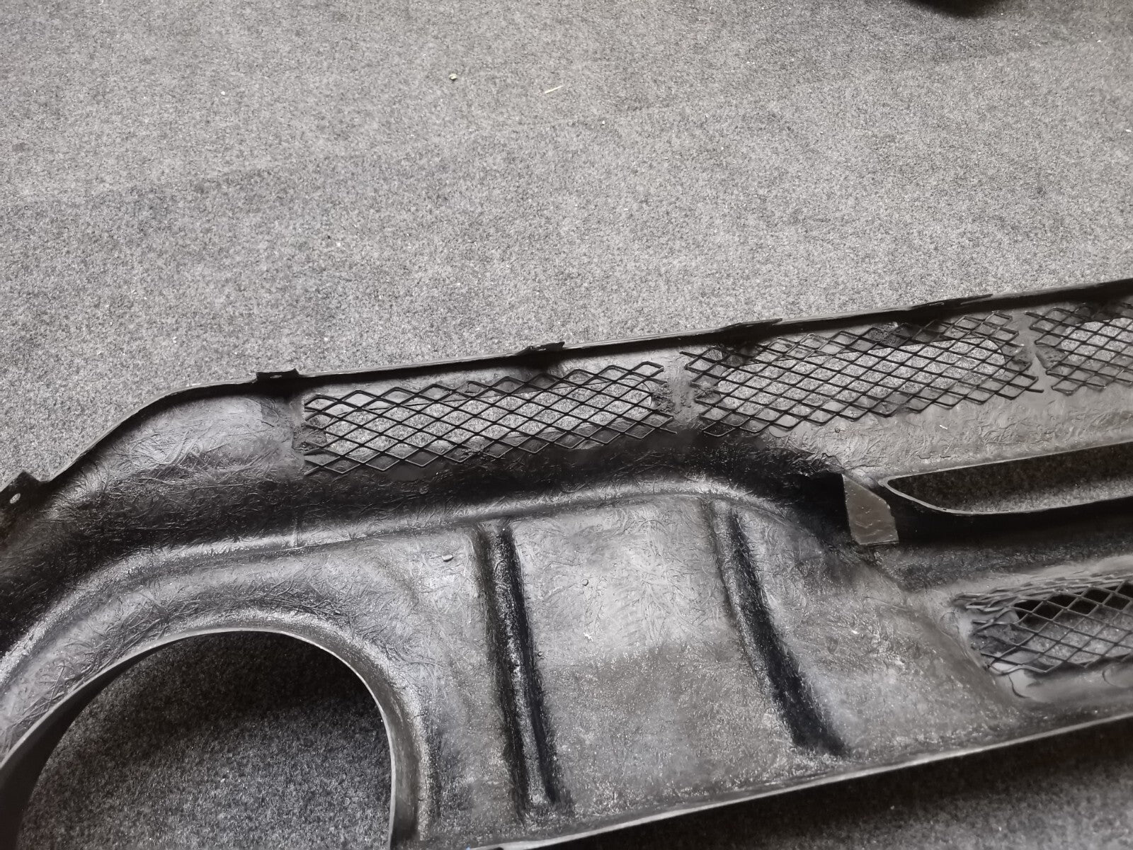 Fit for Toyota Yaris GR Rear Bumper FRP Diffuser With Carbon Heat Shield Cover 