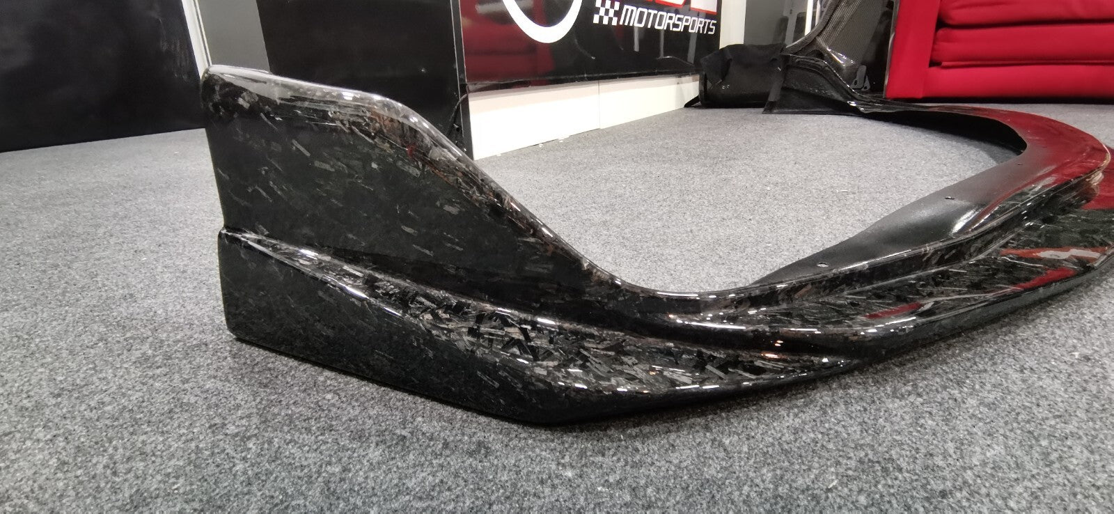 FIT FOR TOYOTA SUPRA A90 FORGED CARBON FIBER FRONT BUMPER UNDER LIP VRS STYLE