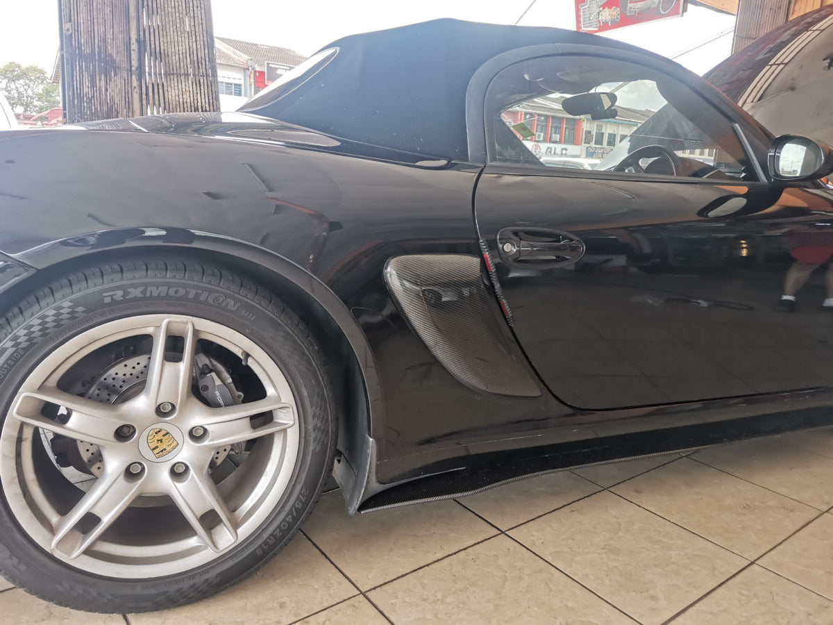 Fit For Porsche 987 Carbon Fiber Side Vent Cover 