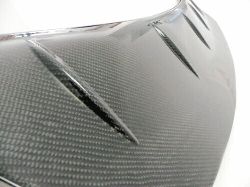 Fit For Nissan GTR R35 Carbon Fiber Rear wing Flap (Stick on to OEM Spoiler)
