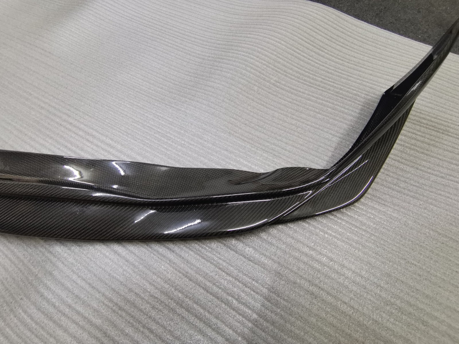 FIT FOR TOYOTA SUPRA A90 CARBON FIBER FRONT BUMPER UNDER LIP/SKIRT VRS STYLE