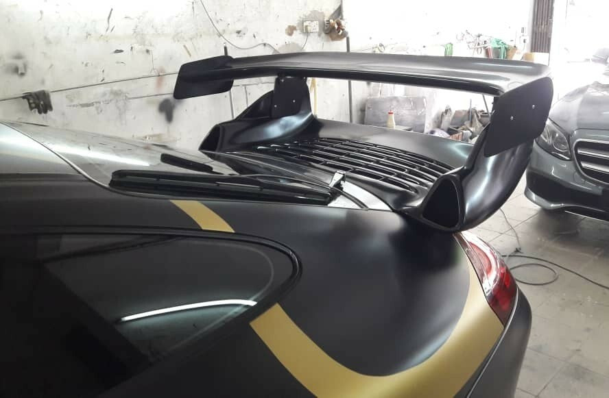 Fit For Porsche 911 996 TURBO/C4S Cabriolet ONLY Rear Engine Decklid & Wing