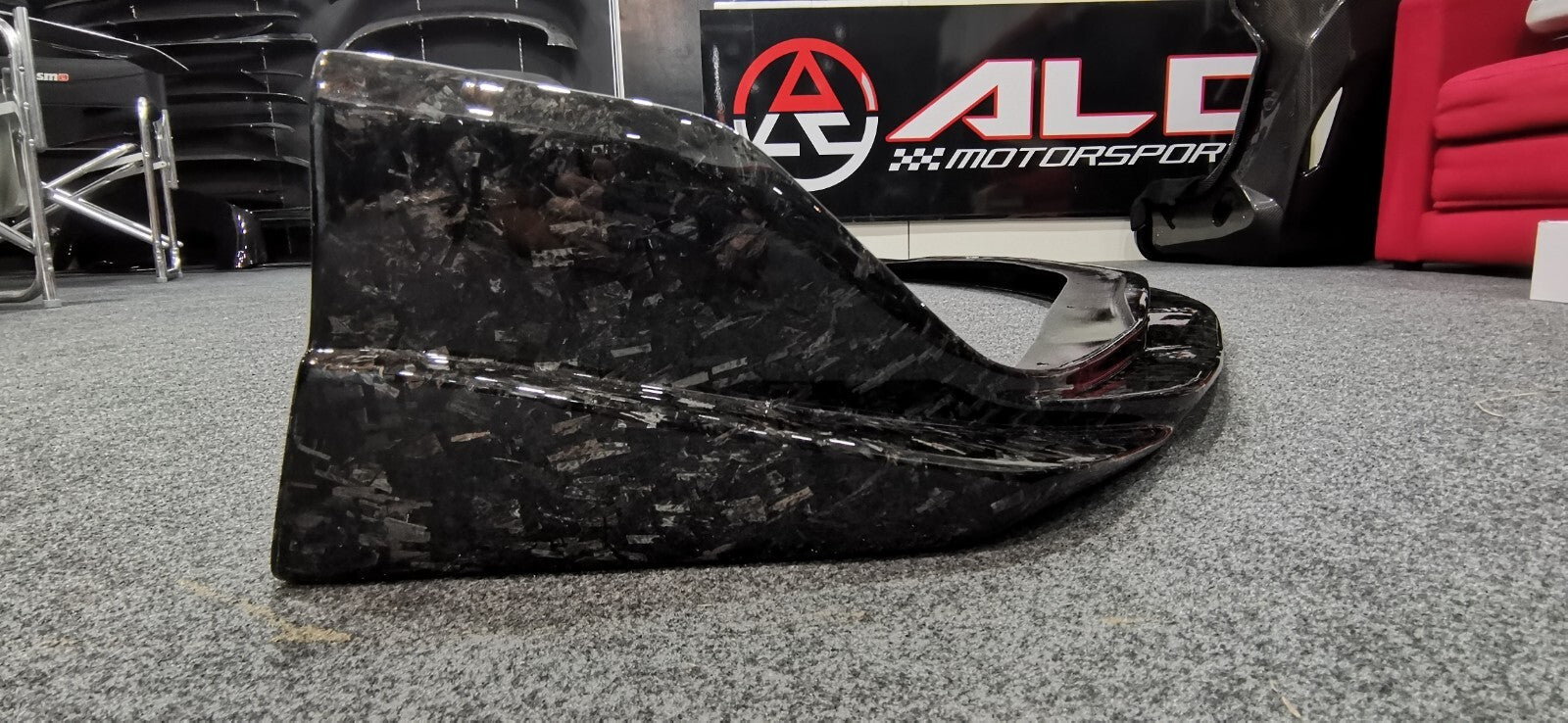 FIT FOR TOYOTA SUPRA A90 FORGED CARBON FIBER FRONT BUMPER UNDER LIP VRS STYLE