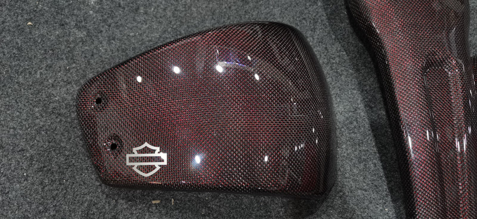 Full Carbon Fiber Side Panels Fit For Harley Davidson Softail S & ST 2018 Up